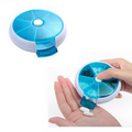 Portable 7 Days Round Twist Pill Box